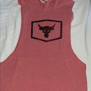 Under Armour Sleeveless Hoodie with Bull Logo